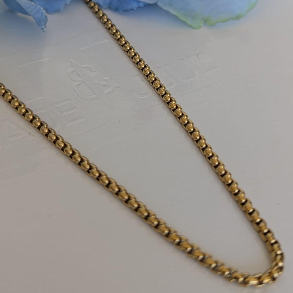 Gade & Juul - Halskæde - 45 cm - Kirurgisk Stål - Guld look - Max