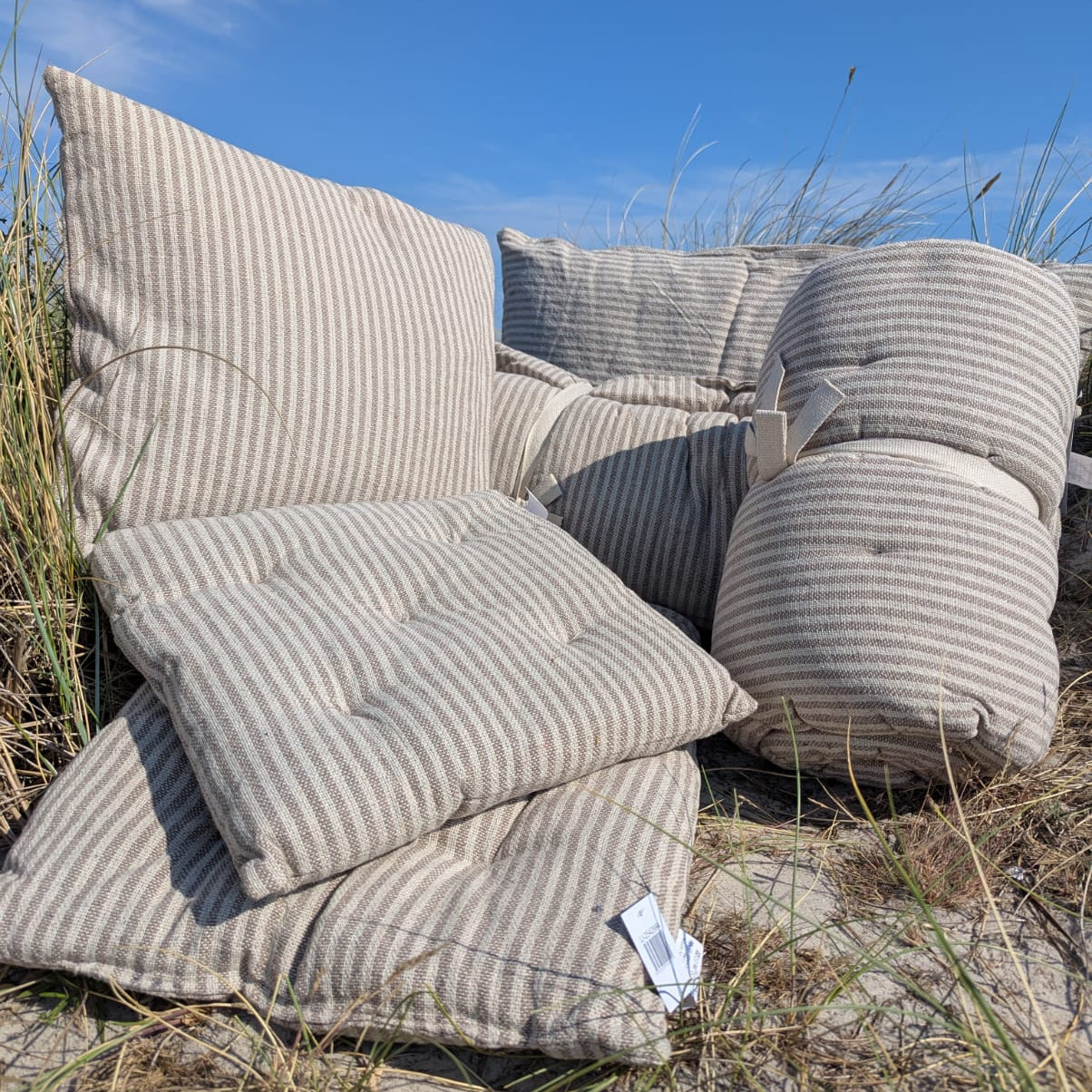 Hynde - 120 X 45 cm - Beige Striber - Bomuld
