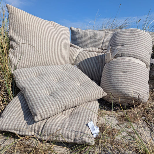 Hynde - 150 x 45 cm - Beige Striber - Bomuld