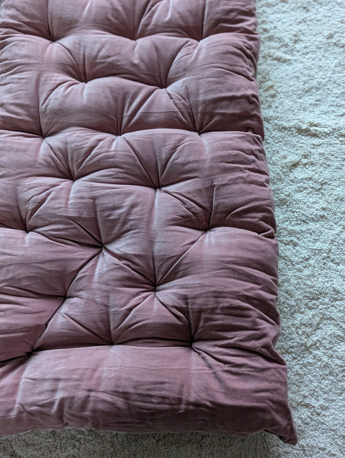 Madras Rosa Bomuld/Velour - 180 x 65 cm