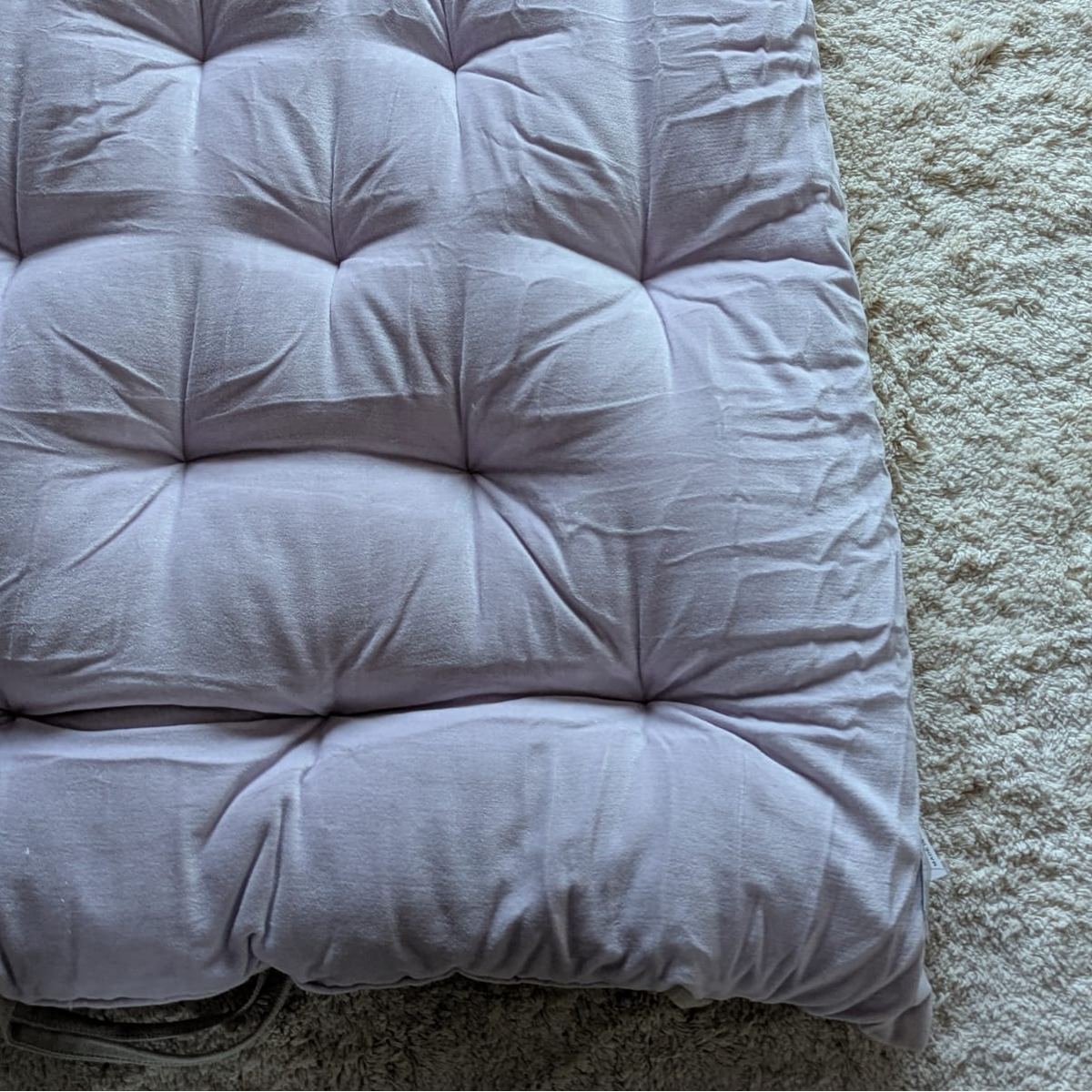 Madras Støvet Lilla Bomuld/Velour - 180 x 65 cm