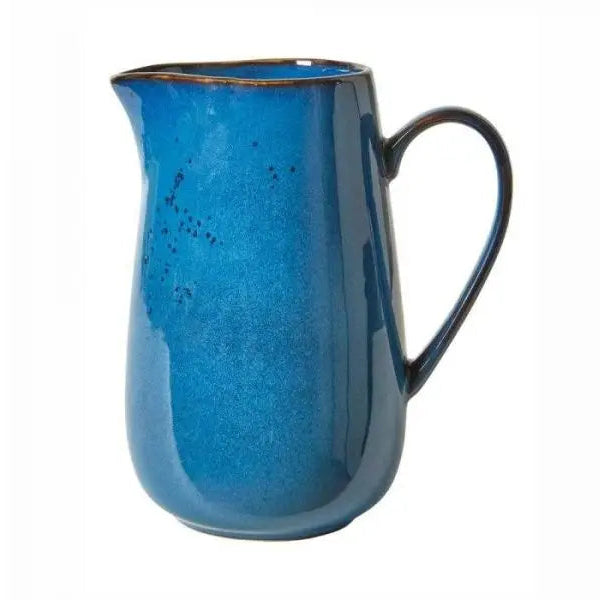 Kande m. Hank - Stentøj - Blå - 20 x 11,5 cm - 1, 5 L
