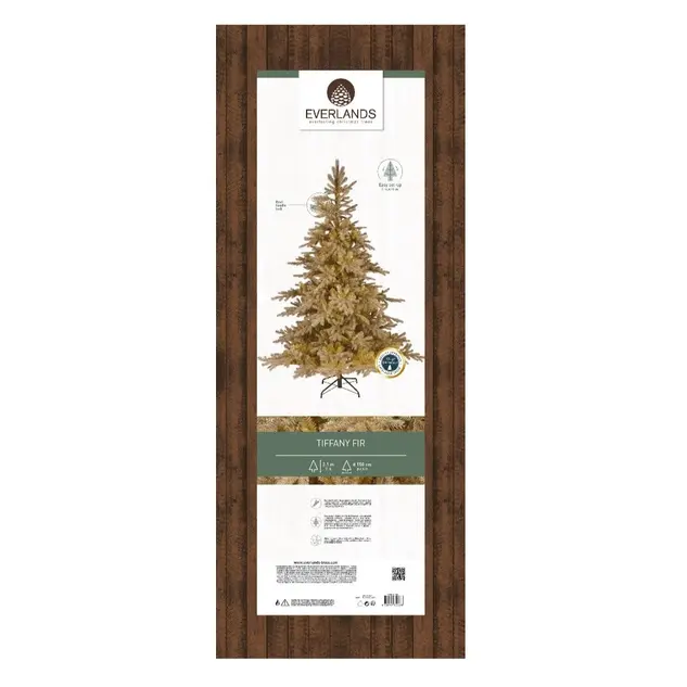 Kunstigt juletræ - Everlands - Tiffany Fir - 240 cm x 162 cm