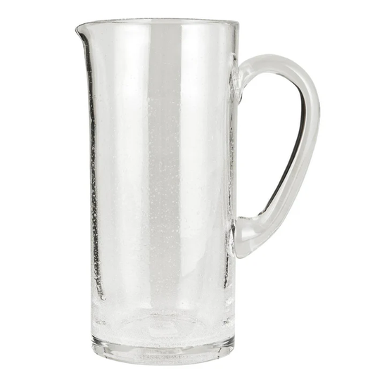Ib Laursen - kande i klart glas m/bobler - 1,3 ltr