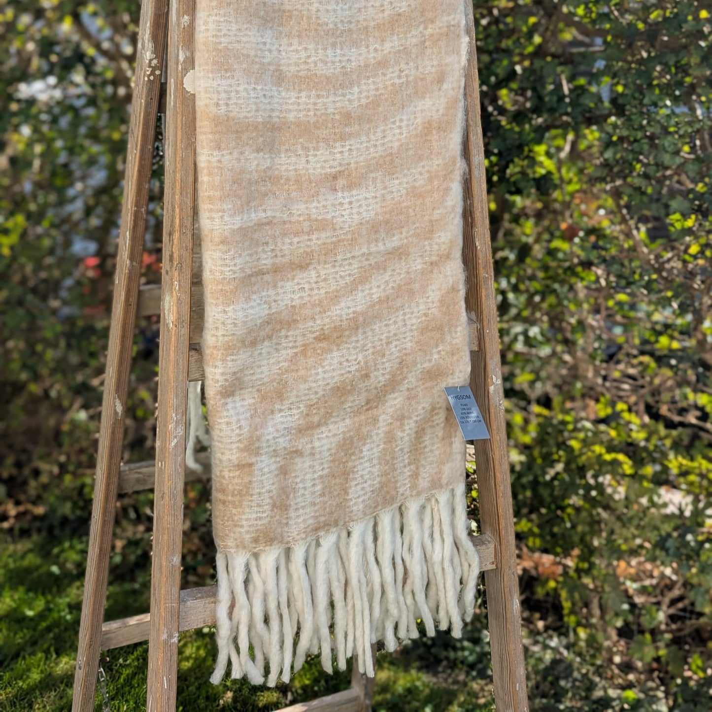  plaid - uld - fersken/hvid_3