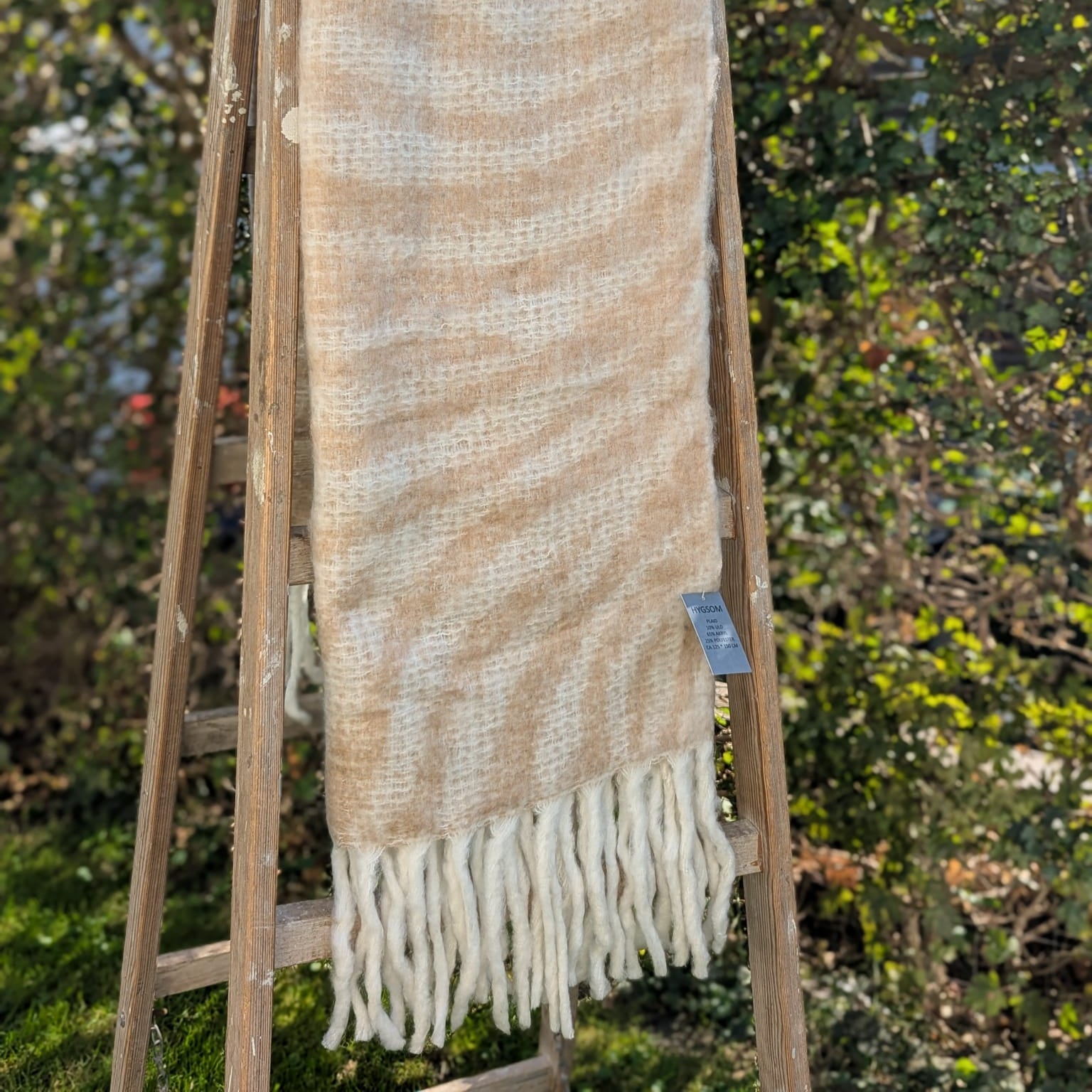  plaid - uld - fersken/hvid_3