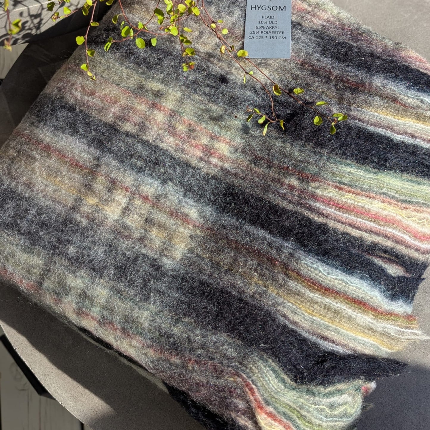  plaid - uld - stribet