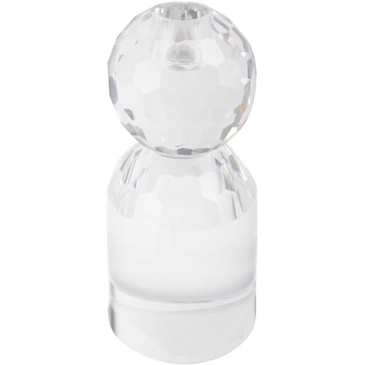 Present Time - Crystal Art lysestage - klart glas